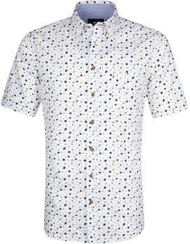 Suitable Windjack Cas Overhemd Spatten Wit