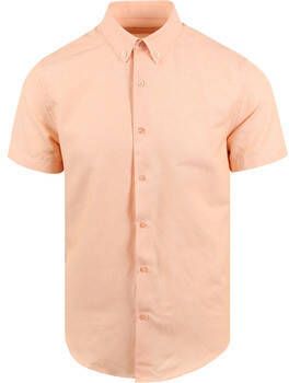Suitable Overhemd Lange Mouw Short Sleeve Overhemd Oranje
