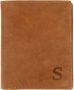 Suitable Portemonnee Nikkei Lichtbruin Leer Skim Proof - Thumbnail 1