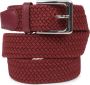 Suitable Riem Geweven Riem Bordeaux - Thumbnail 1