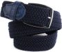 Suitable Riem Geweven Riem Donkerblauw - Thumbnail 1