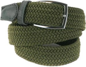 Suitable Riem Geweven Riem Legergroen