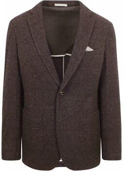 Suitable Blazer Colbert Fame Pied de Poule Bruin