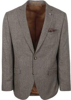 Suitable Blazer Colbert Heleen Melange Bruin