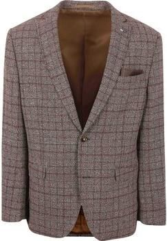Suitable Blazer Colbert Heleen Ruit Bruin