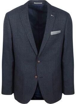 Suitable Blazer Colbert Leek Structure Navy