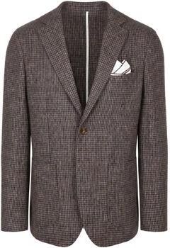 Suitable Blazer Colbert Mylo Flanncheck Tabacco