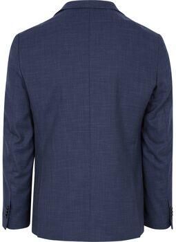 Suitable Blazer Colbert Structure Lined Navy