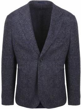 Suitable Blazer Knitted Colbert Unlined Navy