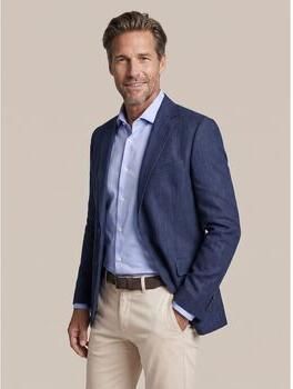 Suitable Blazer Linen Twill Navy