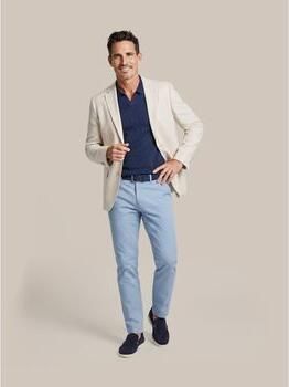 Suitable Blazer Linnen Panama Ecru
