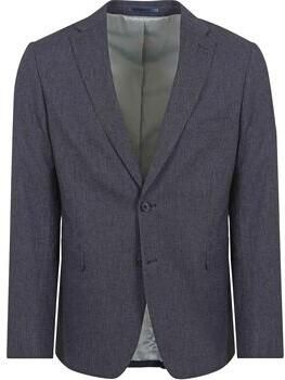 Suitable Blazer Linnen Streep Navy - Foto 1