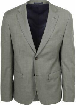 Suitable Blazer Toulon Kostuum Wol Olive