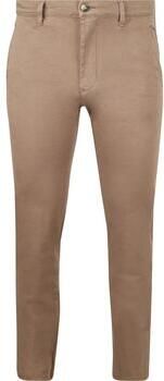 Suitable Broek Chino Philo Flex Taupe