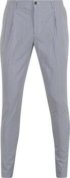 Suitable Broek Chino Strepen Blauw