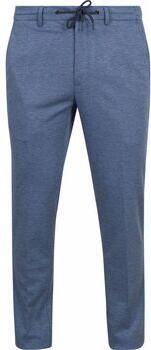 Suitable Broek Dace Jersey Pantalon Jeans Blauw