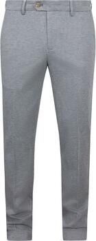 Suitable Broek Das Pantalon Houndstooth Navy