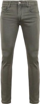 Suitable Broek Kant Jeans Groen - Foto 1