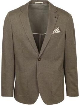 Suitable Colbert Flex Jersey Suit Beige