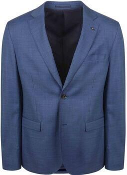 Suitable Colbert Toulon Kostuum Wol Blauw