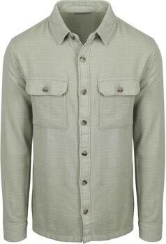 Suitable Onderhemd Overshirt Structure Groen