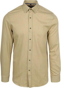 Suitable Overhemd Lange Mouw Overhemd Washed Sand