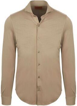 Suitable Overhemd Lange Mouw Sorona Overhemd Beige