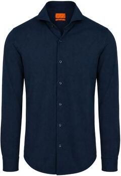 Suitable Overhemd Lange Mouw Sorona Overhemd Dark Navy - Foto 6