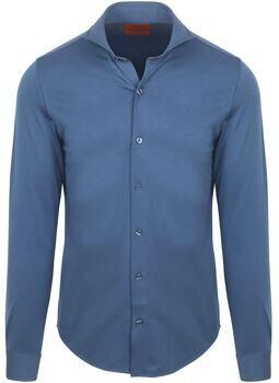 Suitable Overhemd Lange Mouw Sorona Overhemd Denim Blauw