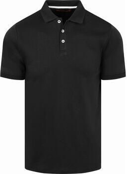 Suitable Polo Shirt Korte Mouw Boris Poloshirt Zwart