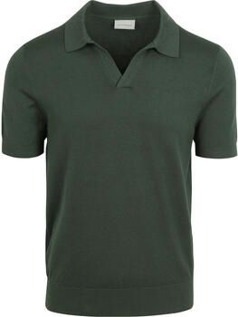 Suitable Polo Shirt Korte Mouw Polo Riva Compact Donkergroen