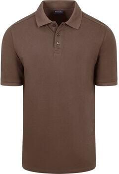 Suitable Polo Shirt Korte Mouw Respect Polo Tiger Bruin