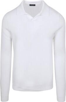 Suitable Polo Shirt Lange Mouw Trui Riva Knit Ecru