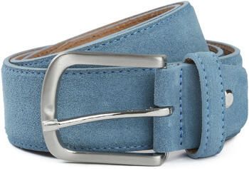 Suitable Riem Suède Leer Blauw