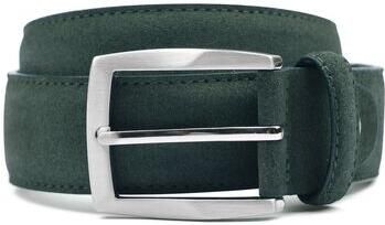 Suitable Riem Suède Leer Donkergroen