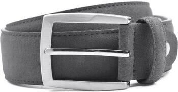 Suitable Riem Suède Leer Grijs