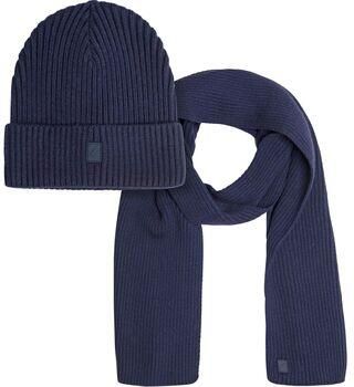 Suitable Sjaal Muts en Sjaal Navy