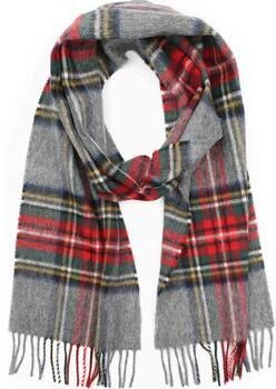 Suitable Sjaal Ruit Merino Wol Grijs Multicolour