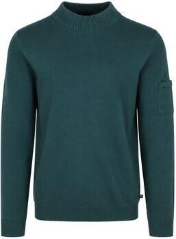 Suitable Sweater Canes Pullover Turtle Donkergroen