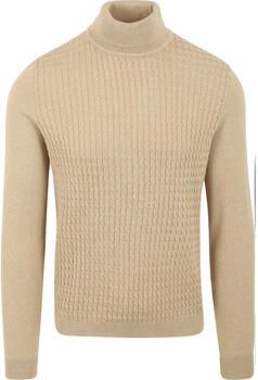 Suitable Sweater Coltrui Cable Beige