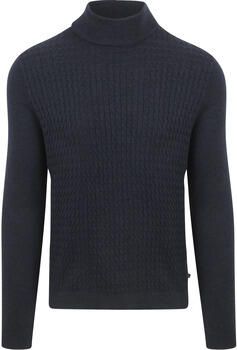 Suitable Sweater Coltrui Cable Navy