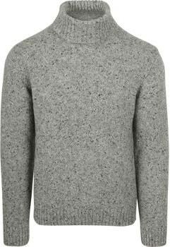 Suitable Sweater Coltrui Donnegal Tweed Eco Wool Grijs