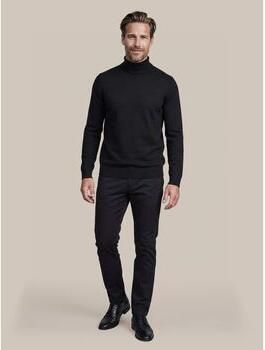 Suitable Sweater Compact Cotton Pullover Turtle Zwart