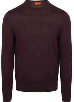 Suitable Sweater Merino Pullover Bordeaux