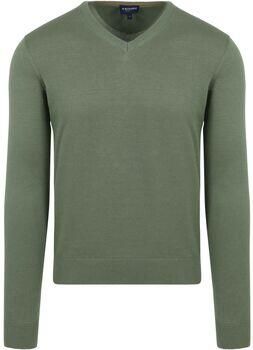 Suitable Sweater Respect Vinir Pullover Mid Groen