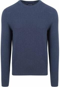 Suitable Sweater Trui Structuur Petrol