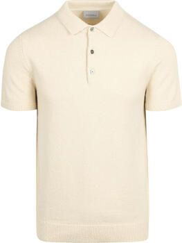 Suitable T-shirt Heavy Knitted Polo Raw Ecru