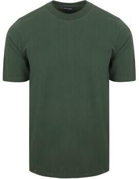 Suitable T-shirt Korte Mouw Respect T-shirt Hi Donkergroen