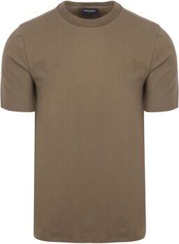 Suitable T-shirt Korte Mouw Respect T-shirt Hi Taupe