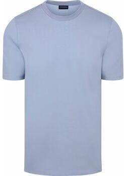 Suitable T-shirt Korte Mouw Respect T-shirt Tim Lichtblauw
